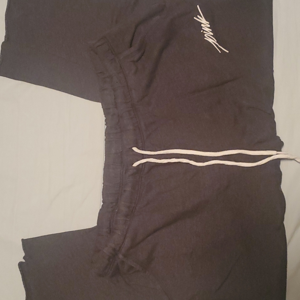 Women's Pink Capri sweatpants, size Large